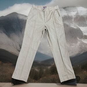 Y2K 97 Pepe Jeans London Women Beige 29 Pleated Front Hope Pant Deadstock Granny